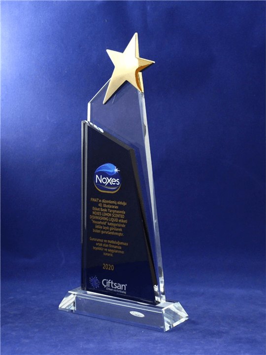 Nur Plaket NP-003 kodlu plaket, 13 × 28,5 cm