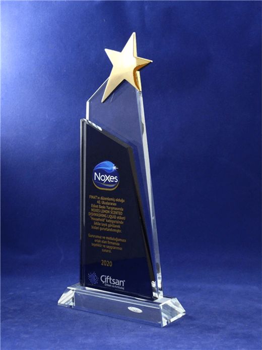Nur Plaket NP-003 kodlu plaket, 13 × 28,5 cm