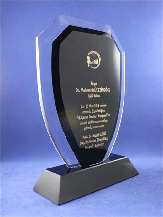 Nur Plaket NP-039 kodlu plaket, 14,5 × 23,5 cm