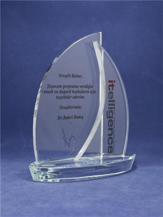 Nur Plaket NP-050 kodlu plaket, 18 × 20 cm