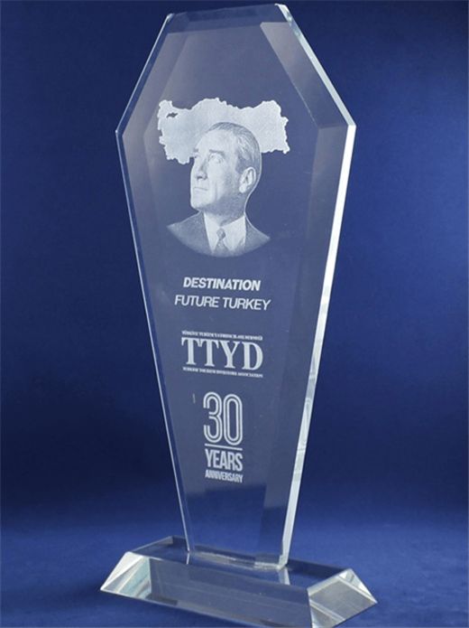 Nur Plaket NP-064 kodlu plaket, 30 × 13 cm