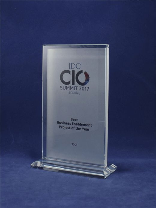 Nur Plaket NP-071 kodlu plaket, 11,5 × 18,5 cm