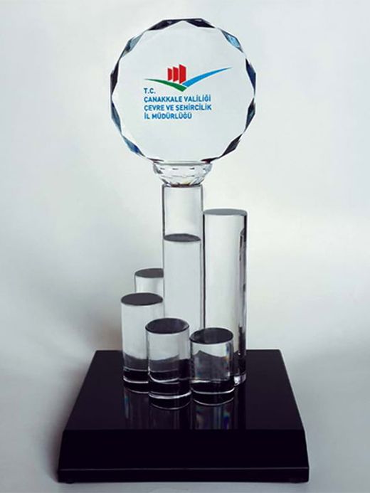 Nur Plaket NP-106 kodlu plaket, 14 × 27 cm
